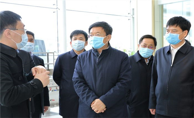 市委书记、市人大常委会主任佘春明到山东金佰特调研指导工作