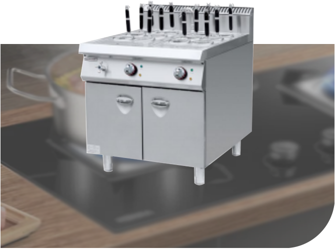 燃气煮面炉连柜座