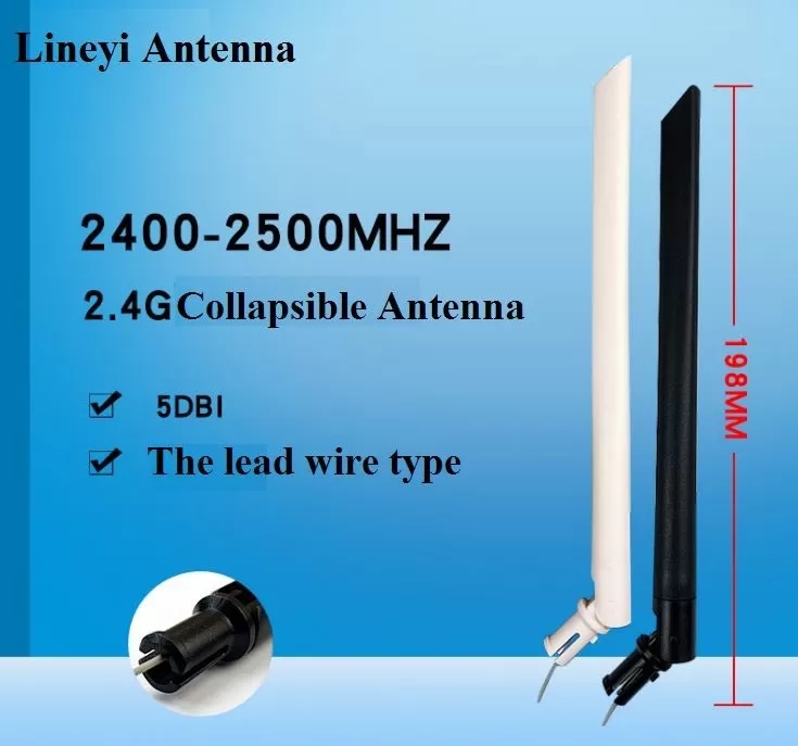 SMA 3dbi Network Set Top Box 2.4G Collapsible Antenna