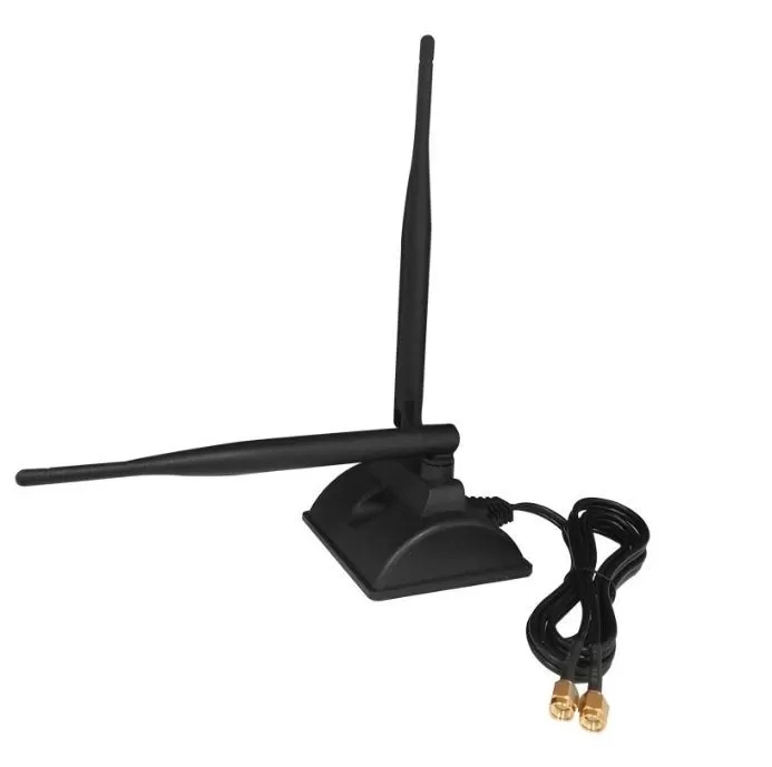 Dual Frequency 2.4G 5dbi High Gain WiFi Antenna , 5.8 Ghz Wifi Antenna