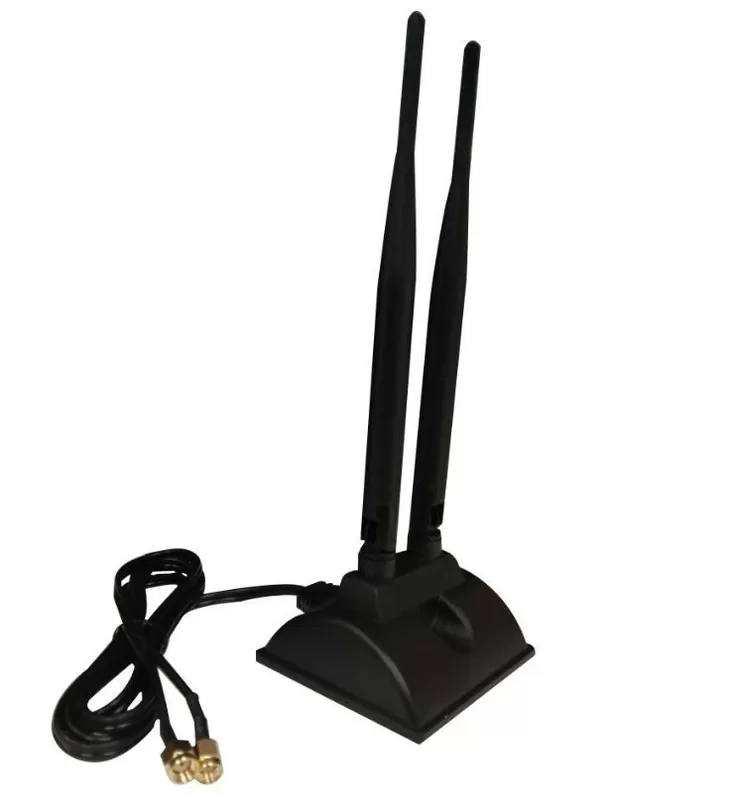 Dual Frequency 2.4G 5dbi High Gain WiFi Antenna , 5.8 Ghz Wifi Antenna