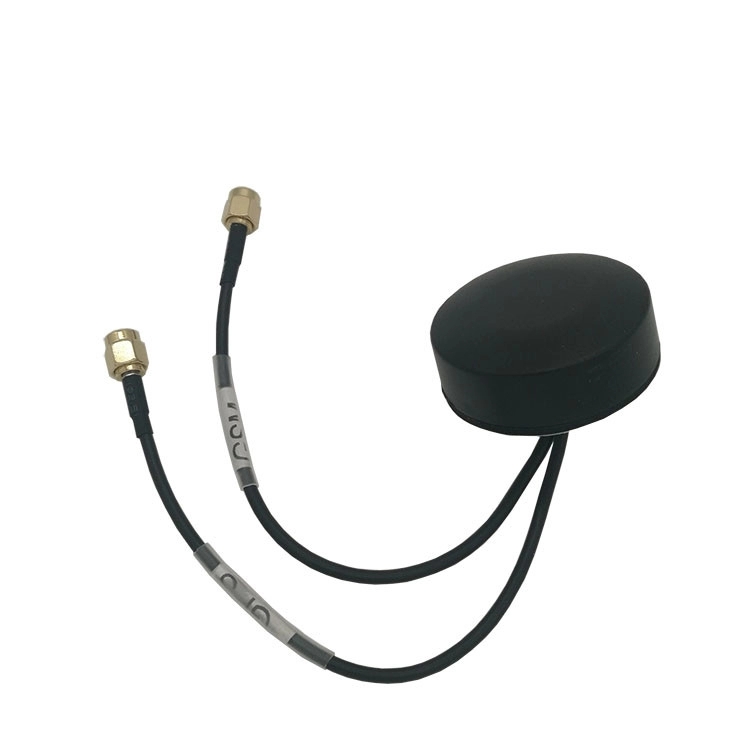 RG174 Dual Cable GPS GSM External Combined SMA J Antenna