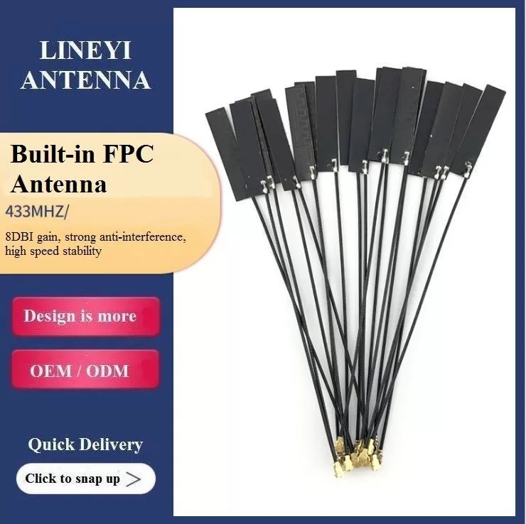 Smart Lock LED And WiFi Builtin 2.4 G FPC Antenna