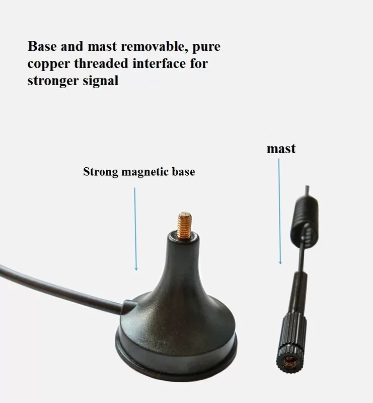 DC Ground 8dbi High Gain Full Network 4G Antennas