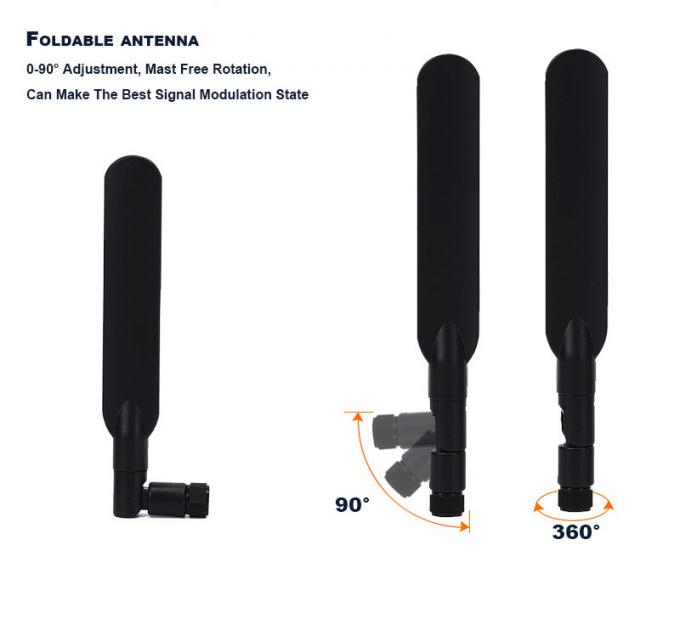5dBi 4G 5G Rubber Omnidirectional Dual Band WiFi Antenna For Router