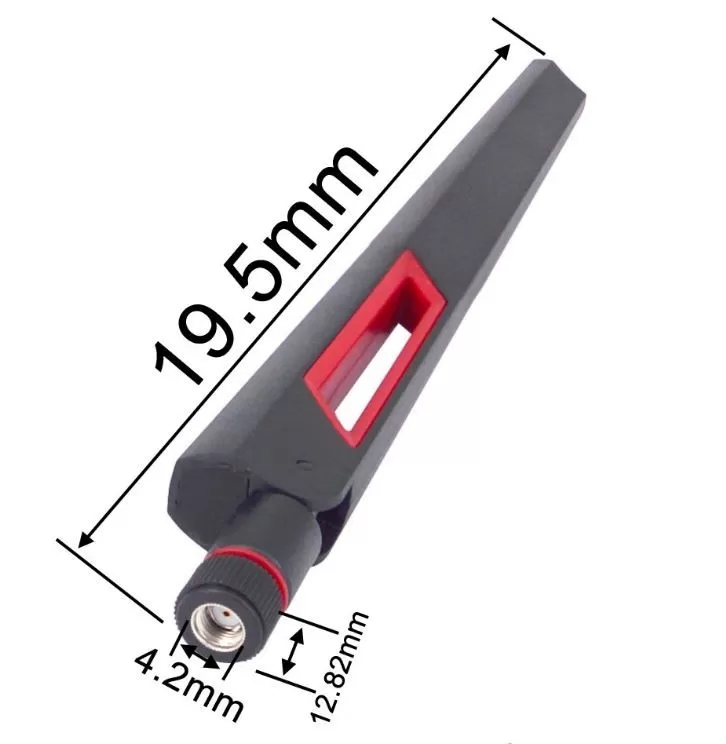 Dual Band 12dbi 2.4G 5G 5.8G RP SMA Male WiFi Antenna