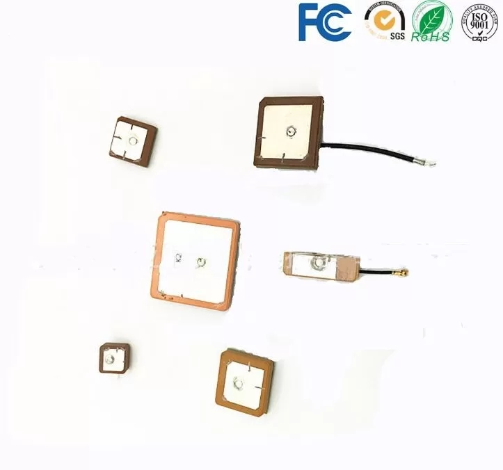 ISO9001 GPS Glonass Antenna , GPS Ceramic Patch Antenna