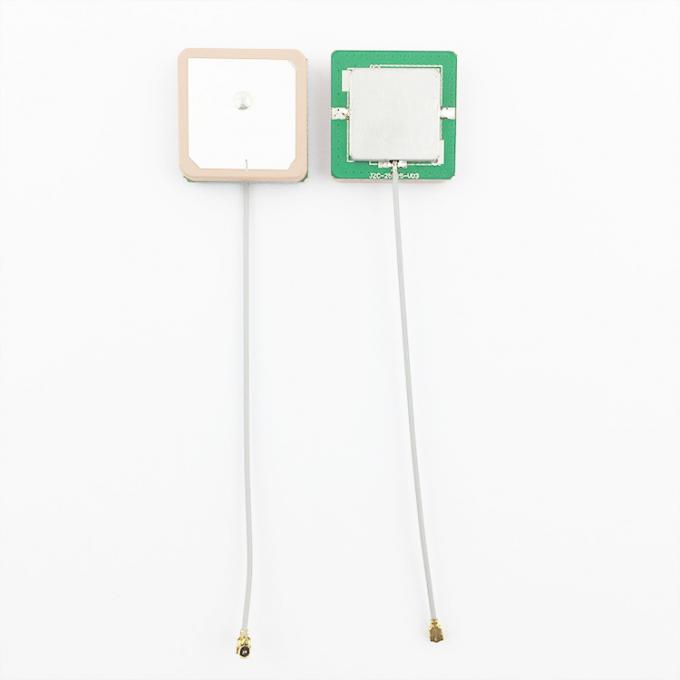 1575.42mhz GPS Glonass Ceramic Dielectric Passive Patch Antenna 25x25 15x15mm