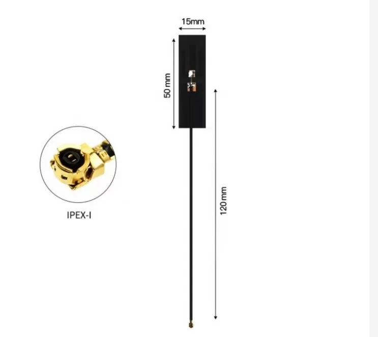 TX2400-FPC-5015 3dbi PCB Substrate Flexible High Gain Antenna