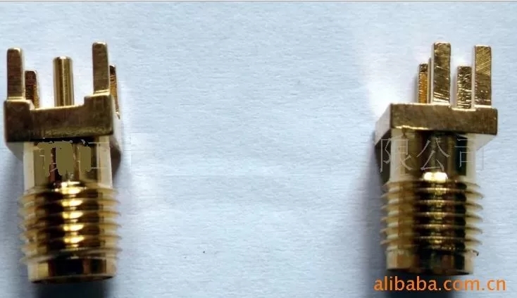 50 Ohm Impedance SMA RF 4 Pin Socket With Gold Plated