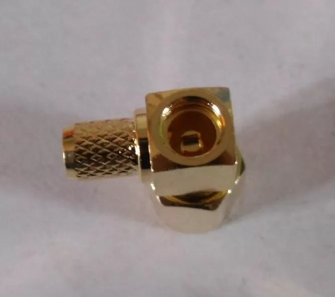 SMA 90 Degree Male RF Connector For Microwave Equipment
