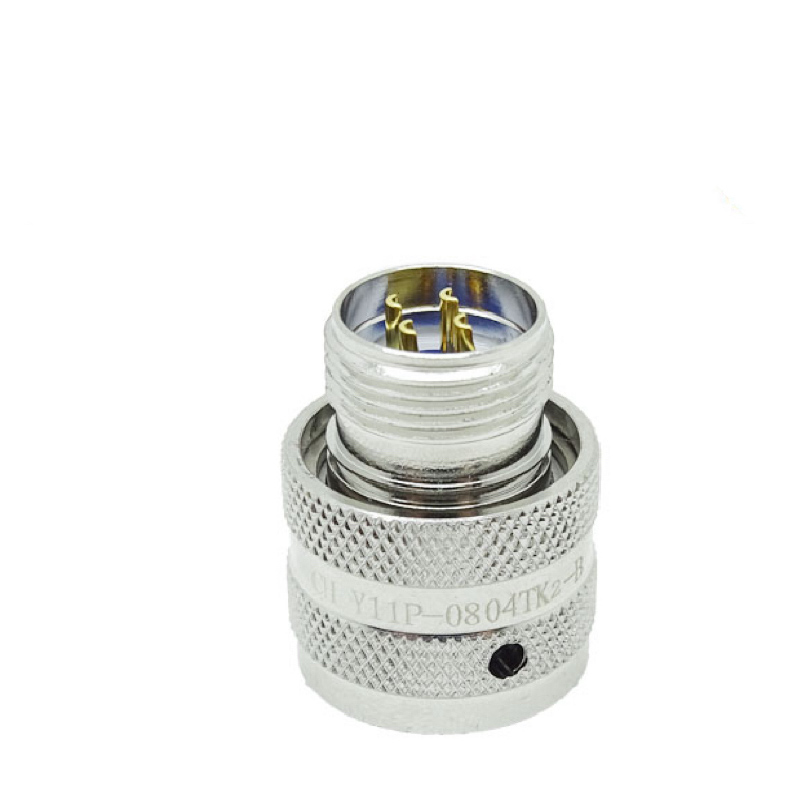 Y11 Circular Electrical Connector: Quick Connect/Disconnect Plug Y11P-0804TK2-B Socket Y11P-0804ZJ10-B