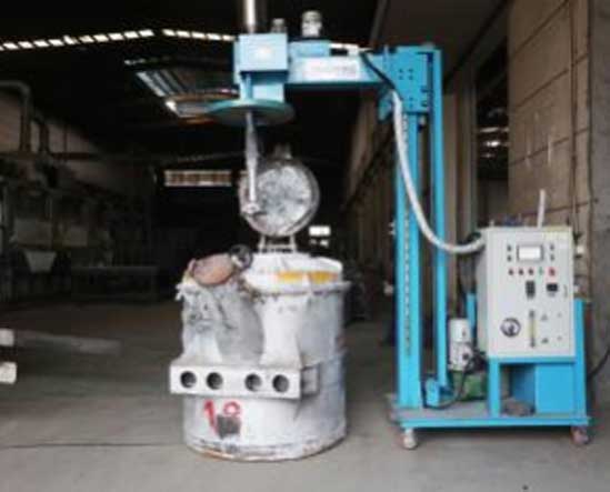Degassing equipment