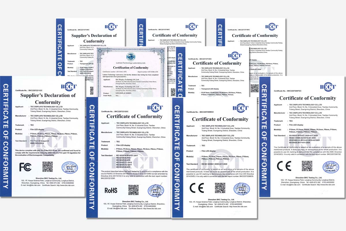 TEC CERTIFICATE