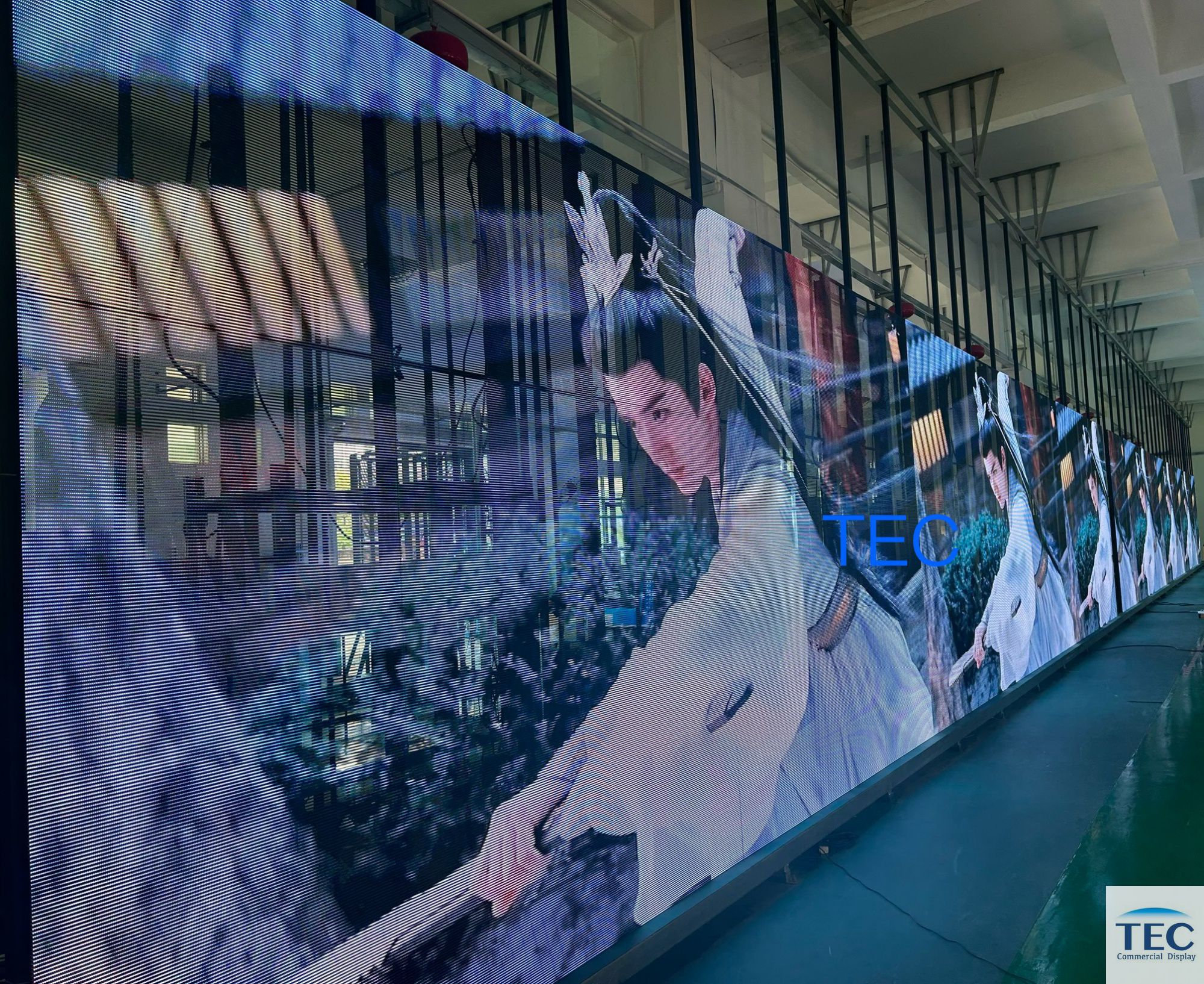 Glassit-3.9, indoor high brightness transparent fixed LED video wall