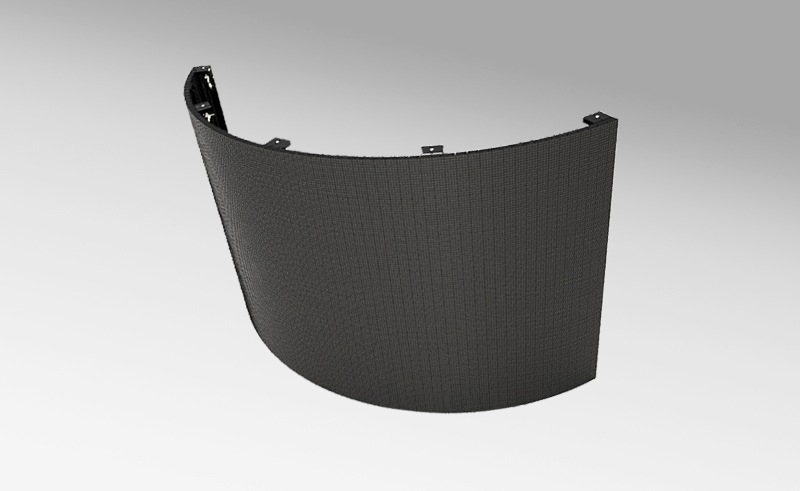 Tourit Indoor, TI-12, Pitch 12.5mm Soft Rental Indoor LED Video Displays for Touring, curving design