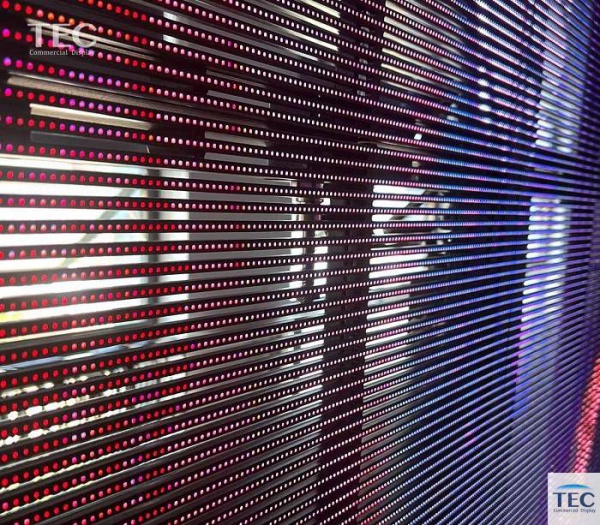 Glassit-15, P15mm Big Format OOH Building Facade Transparent Outdoor Glass LED Video Solutions
