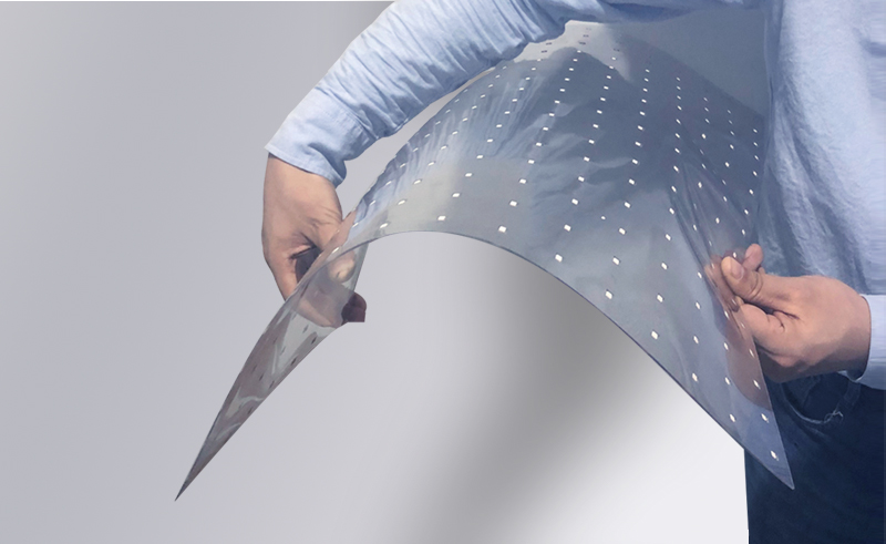 Invisible-30, P30mm High Transparency Glass Adhesive Film LED Video Wall, window glass LED solutions