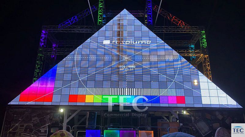 Rentit-G3.9 Transparent rental LED screen panel outdoor, stage, concert,live show video wall solution