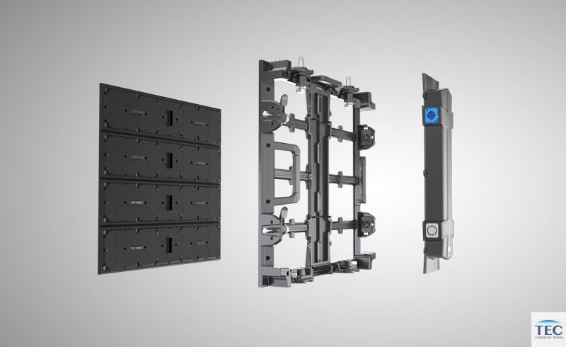 Rentit Flex P2.6mm Flexible Rental LED Video Screen, Creative Stage LED Video Wall Solution