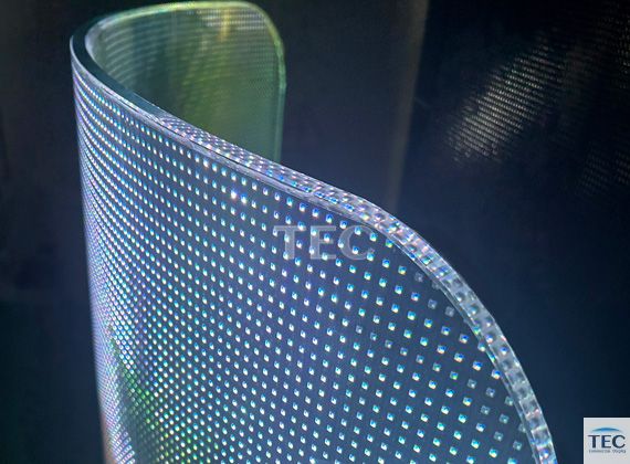 Invisible-8, P8mm Clear Film LED Window Glass Screen, Building Glass Facade Video Solutions