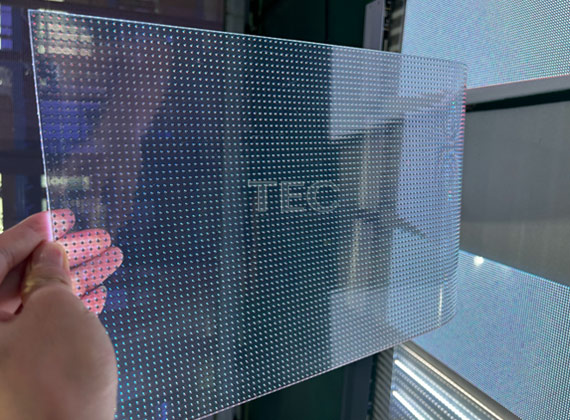 Invisible-3.9, P3.9mm Fine Pitch Self-adhesive Film LED Panel, Window glass see-through LED video solutions