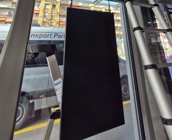 COBit-1.2 Slim, 20mm thick cabinet 1.25mm 55'', 65'', 75'' Fine pitch LED video wall, commercial window advertising UHD TV video screen solutions