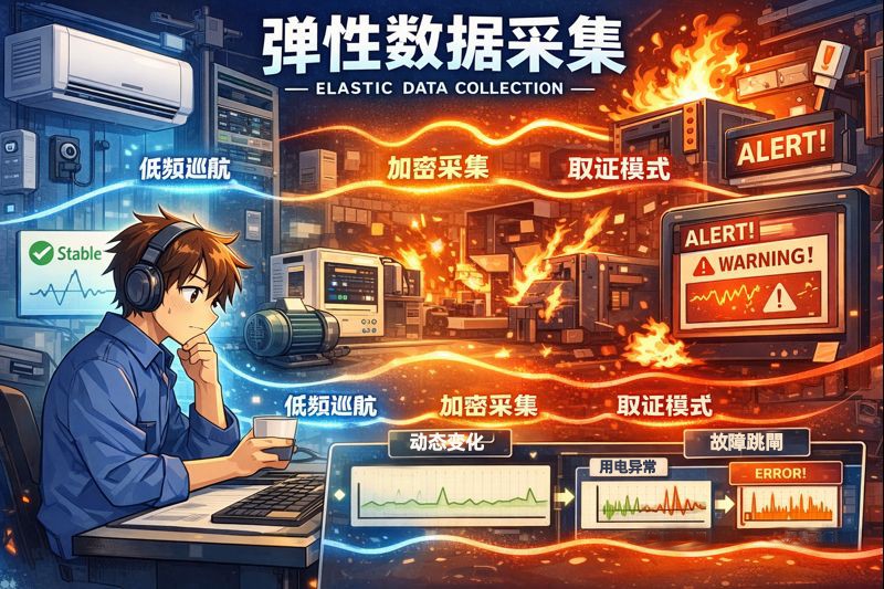 从“固定上报”走向“按需观测”：以弹性数据采集重构用电异常监测体系