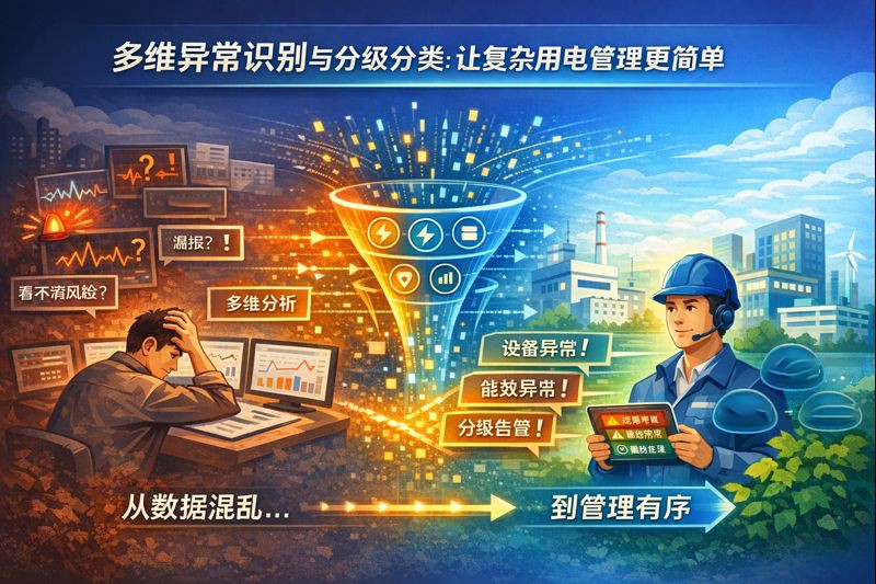 多维异常识别与分级分类，让复杂用电管理更简单