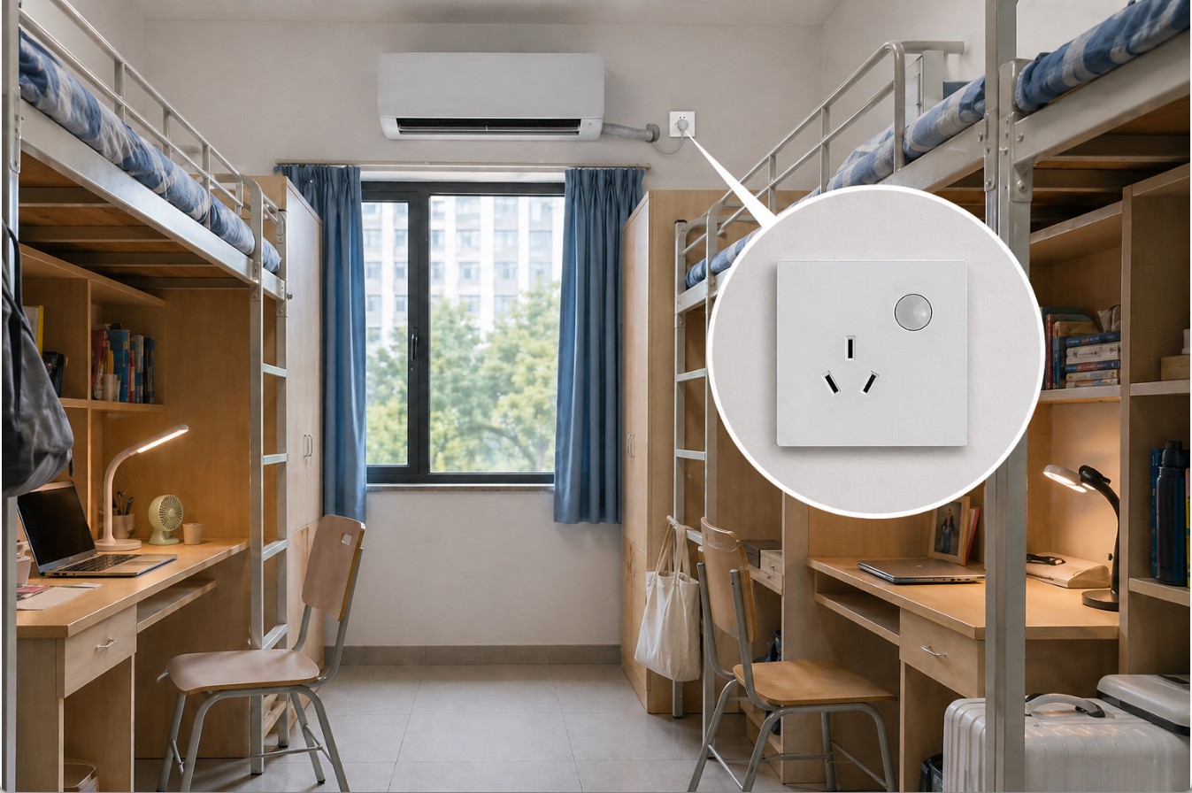 夏季用电高峰下，校园空调智能插座如何从“远程开关”走向精细化用电管理