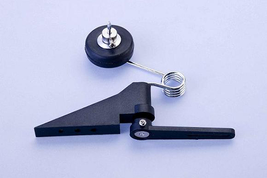 Nylon tail wheel mount