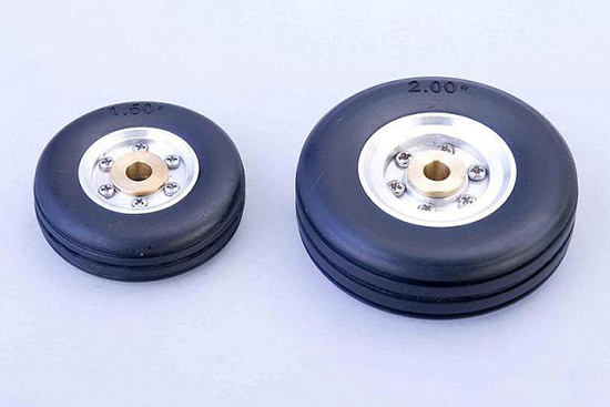 Aluminum hub cover rubber nose wheel