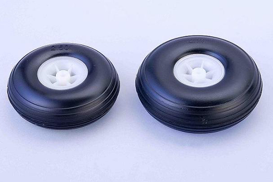 Nylon hub cover foam rubber wheel