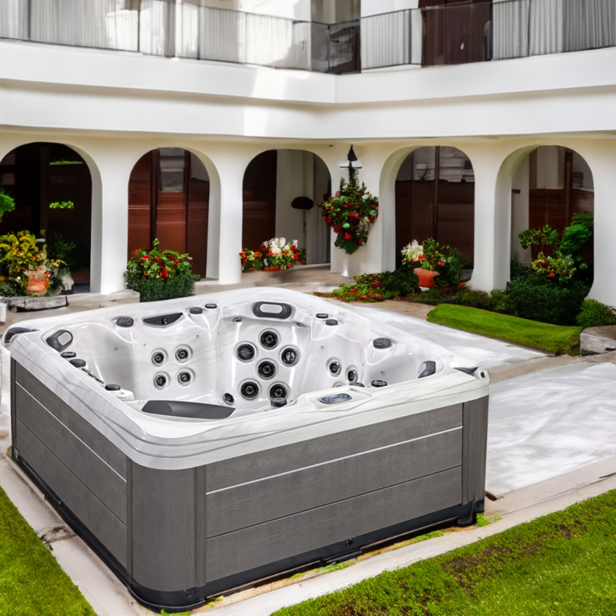 Sunrns Quality Luxury 6-Person Japan Massage Hot Tub - SR8174