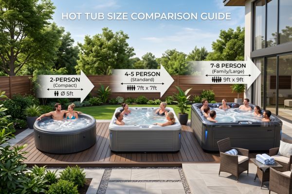 2-8 Person Hot Tub Compar...