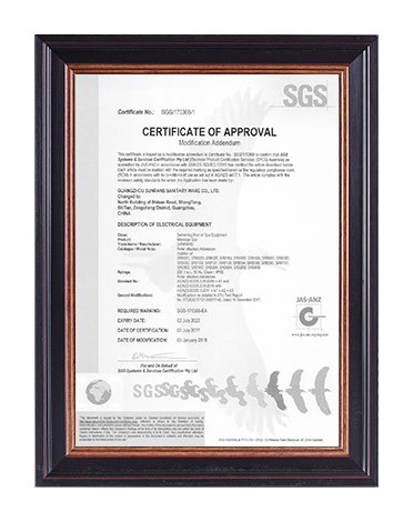 SAA certificate