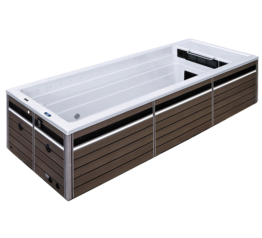 Luxury Endless Pool SR860A with 2.8KW Propeller x 2 2.0HP Massage Pump 1.0HP Circulation Pump and UV Light