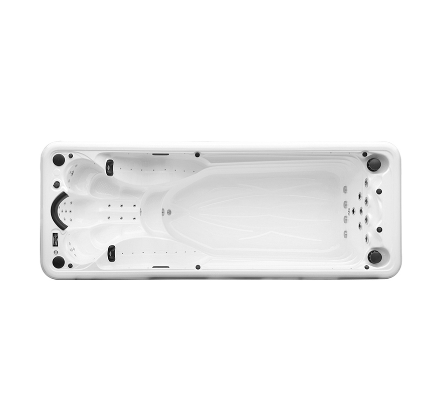 SR870 5-Person Swim Spa 5.8M with 8 Swim Jets 26 Stainless Steel Jets 5xPumps 3KW Heater