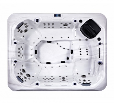 Luxurious Outdoor Hot Tub SR832A with 7 Seats and 1 Lounger