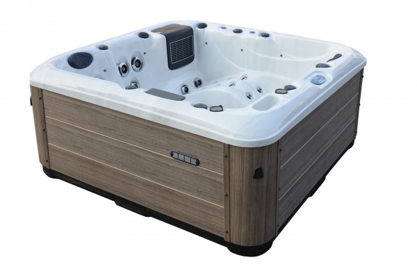 SR8104B 2-4 Person Luxury Square Spa with 51 Jets 2x2.0HP Pumps and Balboa Control System