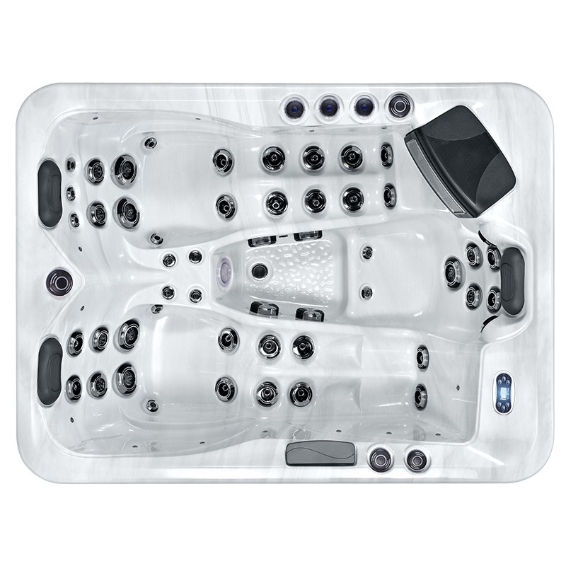 SR8115B 4 Person Backyard Hot Tub Outdoor Spa With Balboa Control Panel