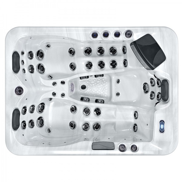 SR8115B 4 Person Backyard Hot Tub Outdoor Spa With Balboa Control Panel