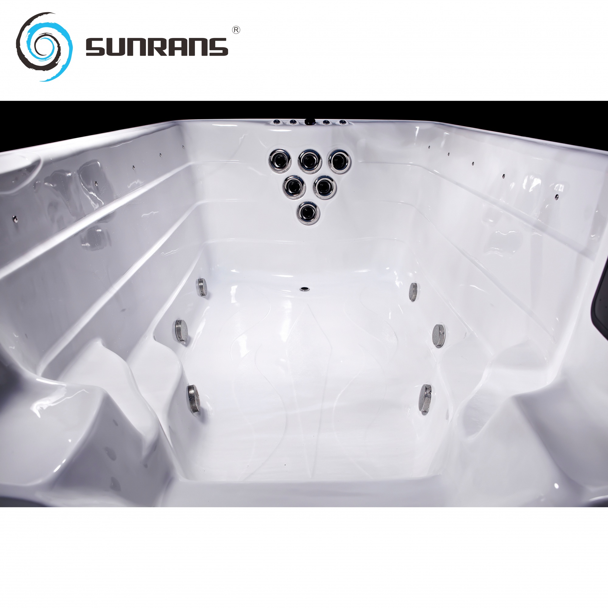 Wholesale Swim Spa Manufacturers Luxury Swim Spas SR853 Hottub Outdoor Spa Pool Balboa Spa Control System