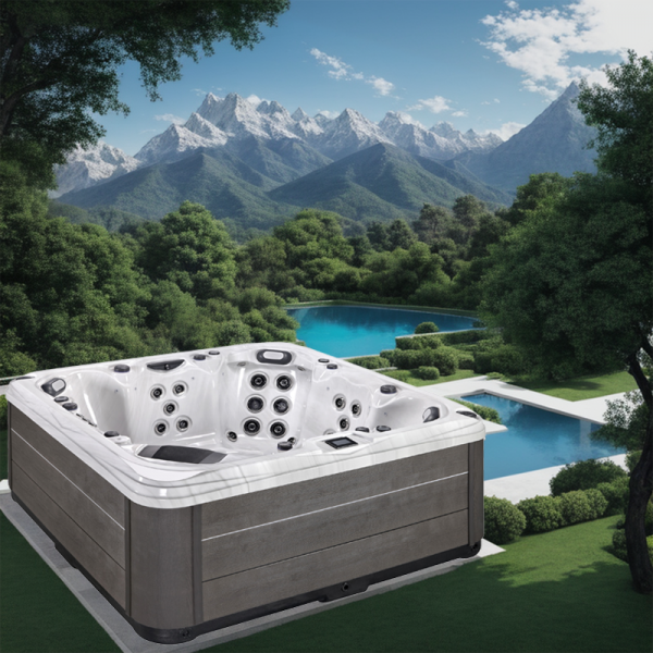 Luxury Hot Tub Pool Sexy Massage Spas Bathtubs For Sale Outdoor Hydrotherapy Tub Plug And Play Balboa Hottub For Backyard SR8172