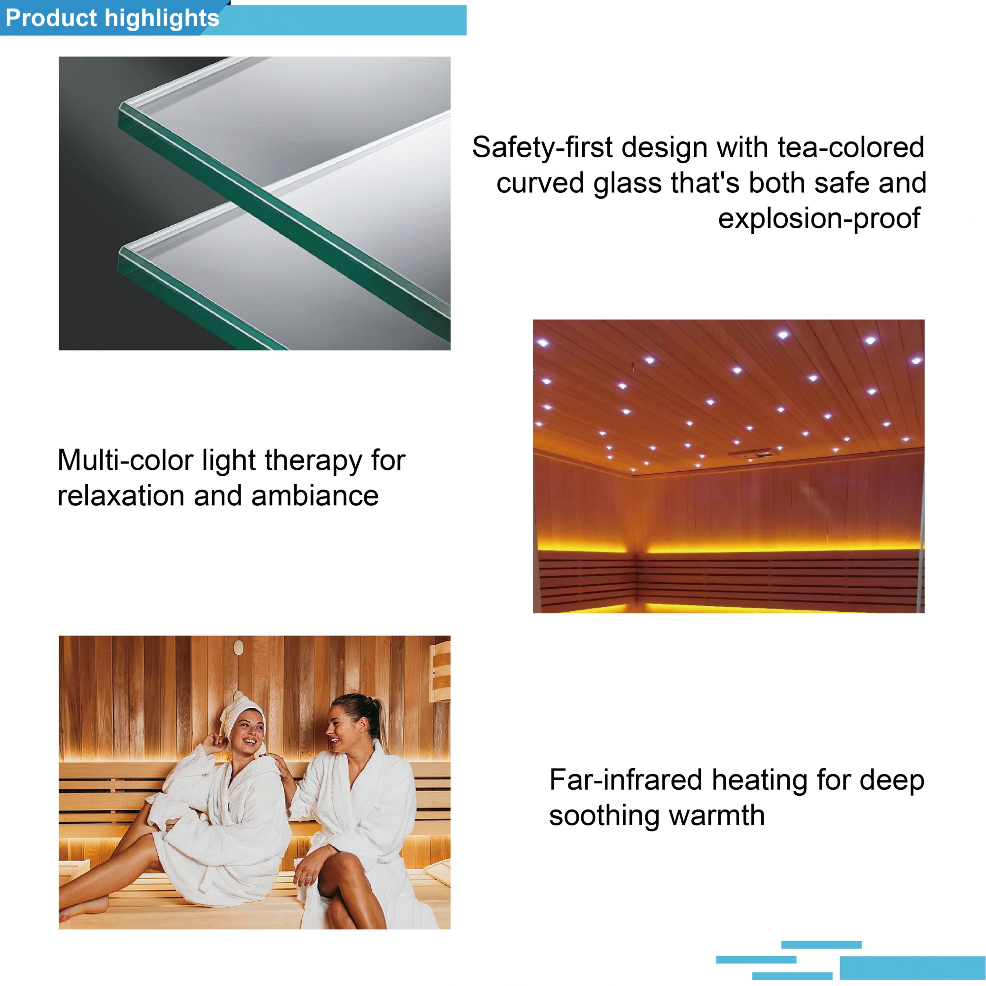 Infrared Sauna Shower Combo with Canadian Hemlock Wood – Model SR1A011
