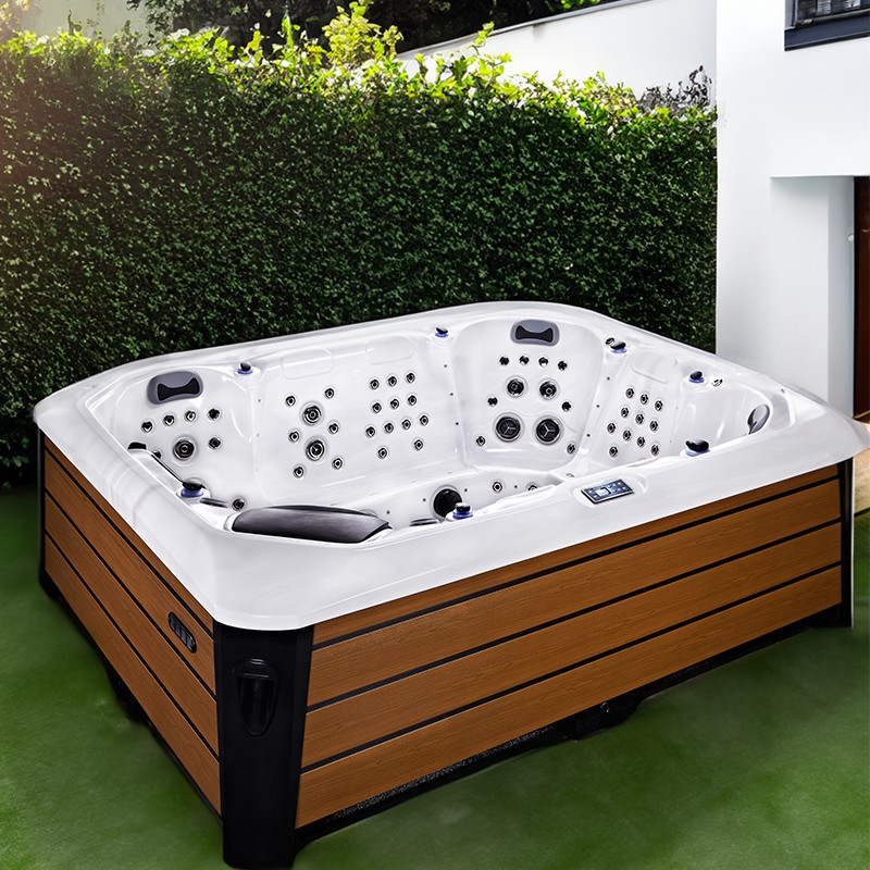 Luxurious Outdoor Hot Tub SR832A with 7 Seats and 1 Lounger