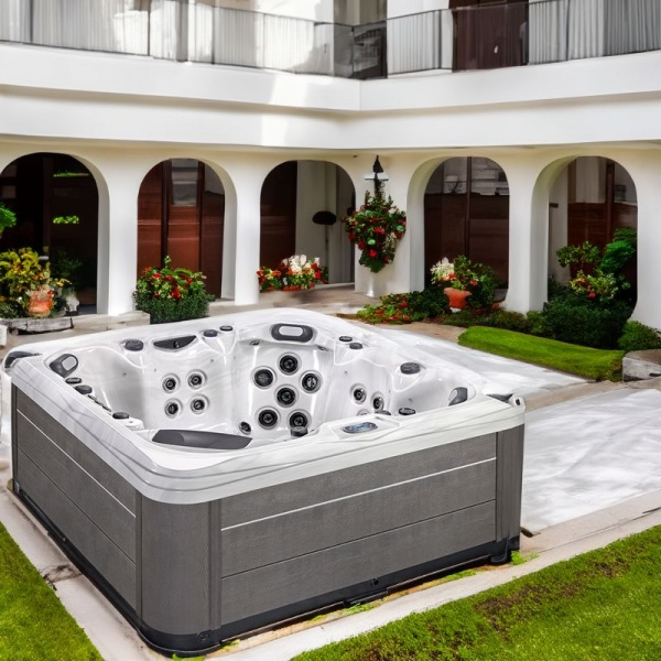 Sunrns Quality Luxury 6 Person Japan Massage Hot Tub With 2 Filter 50pcs Hydrotherapy Tub Jets Spa Balboa Hot Tub For Backyard SR8174
