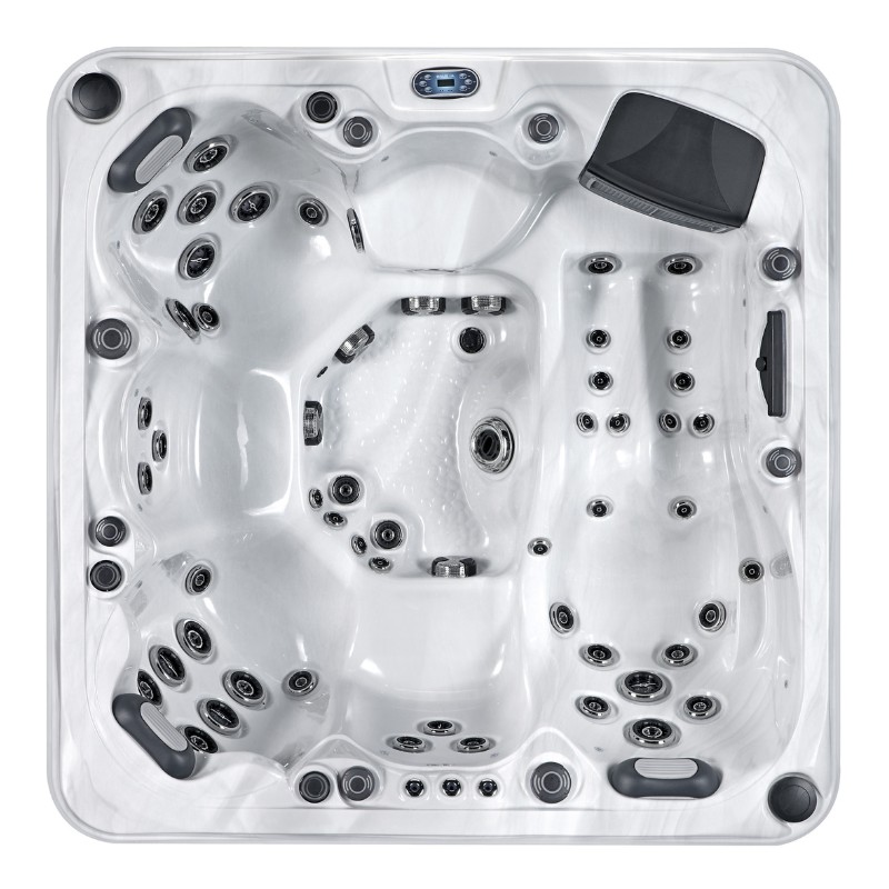 5 Person Use Hot Tub Spa Outdoor 63pcs Hydrotherapy Tub Jets Spa Plug And Play Balboa Hot Tub For Backyard SR8173