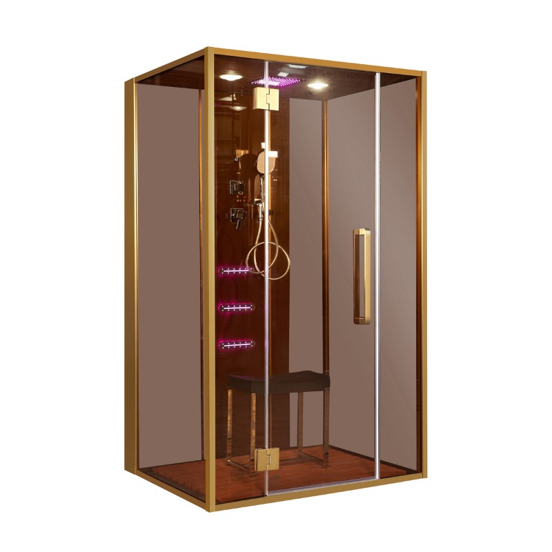 Luxury Shower Cabin with 8mm Tempered Glass and Advanced Bath System – Model SR1A012