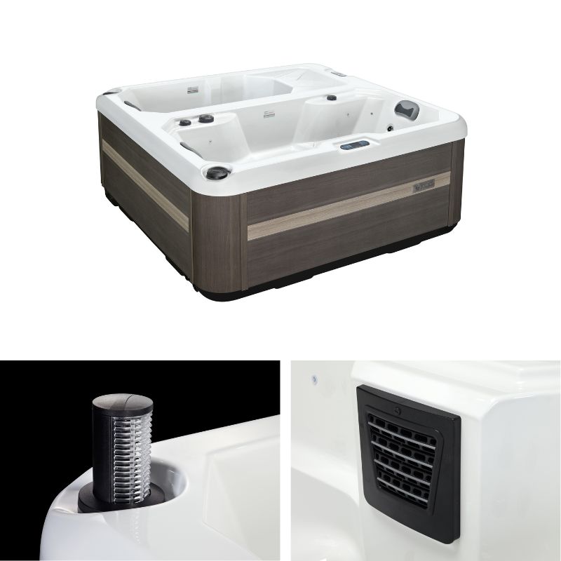 Dual-Zone Cold and Hot Tub with 3 Seats （SR-BT1004）